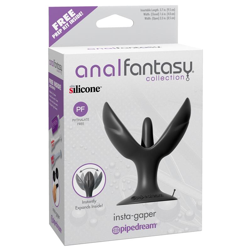 Plug Anal Insta-Gaper Negro - Imagen 8