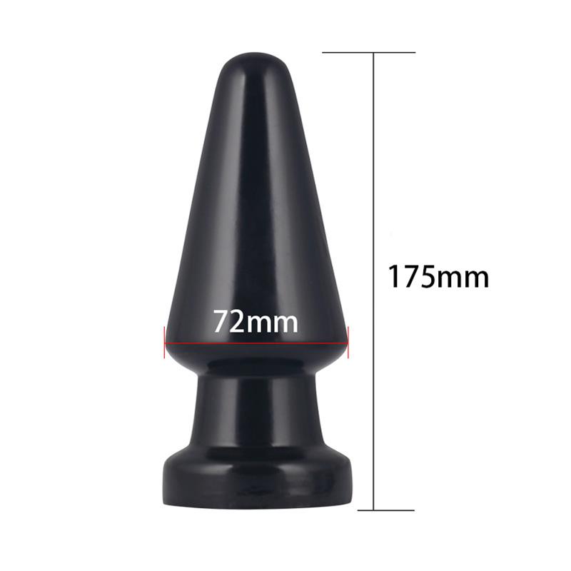Plug Anal King Sized Anal Shocker 7 Negro - Imagen 5