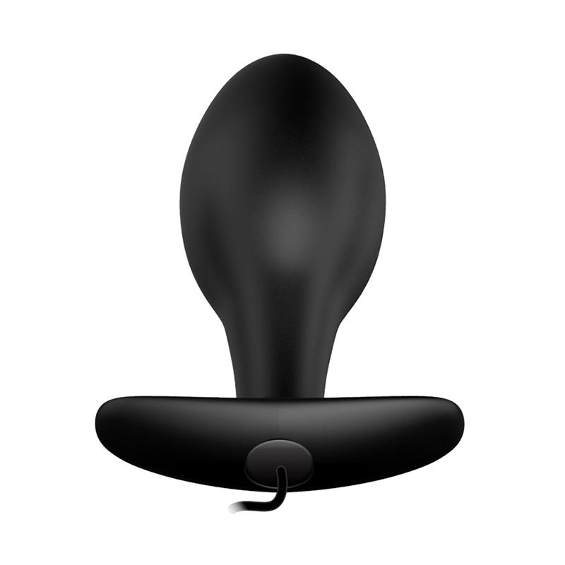 Plug Anal Negro Forma Ancla con Control Remoto - Imagen 3