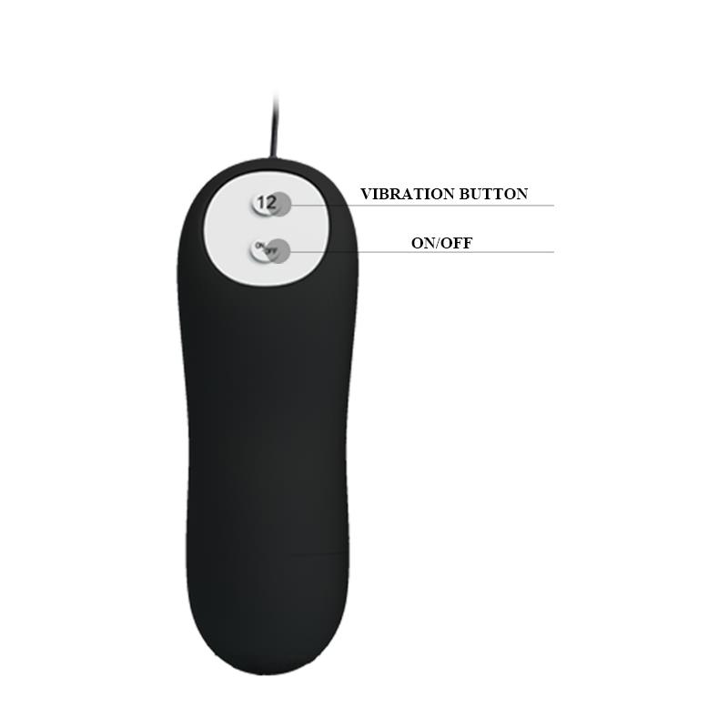 Plug Anal Negro Forma Ancla con Control Remoto - Imagen 6