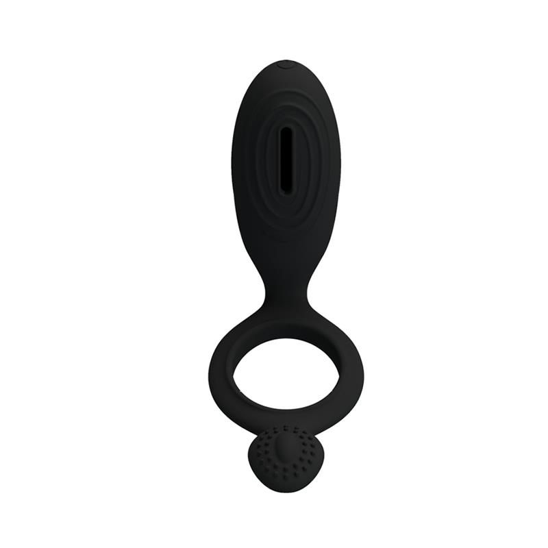Pretty Love Anillo Vibrador Ethel Color Negro - Imagen 2