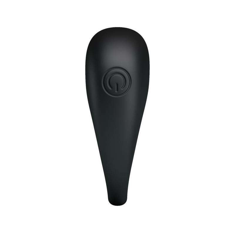 Pretty Love Anillo Vibrador Trap Color Negro - Imagen 3