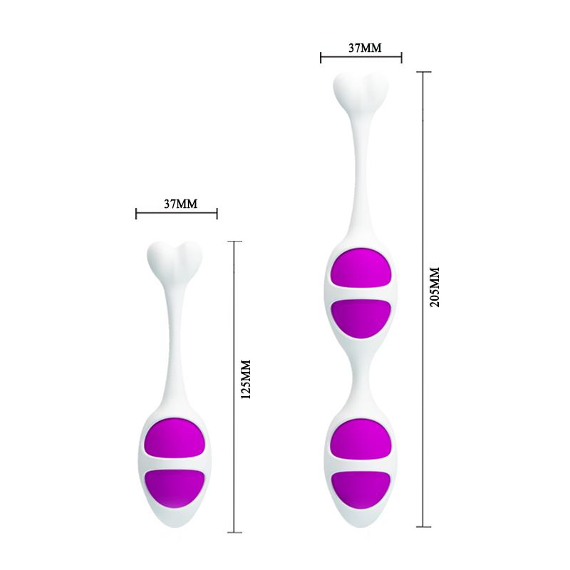 DISC*Pretty Love Bolas Ovaladas Kegel Púrpura cl50 - Imagen 3