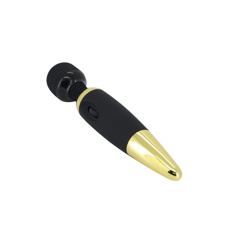 Pretty Love Masajeador Power Wand Negro y Dorado - Imagen 4
