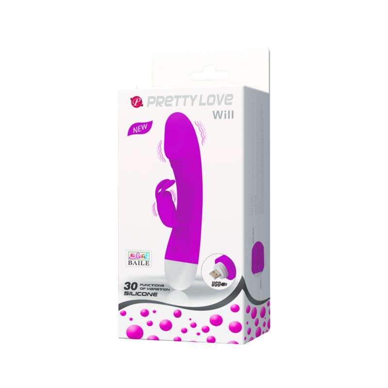 Pretty Love Vibrador Will Color Púrpura - Imagen 8