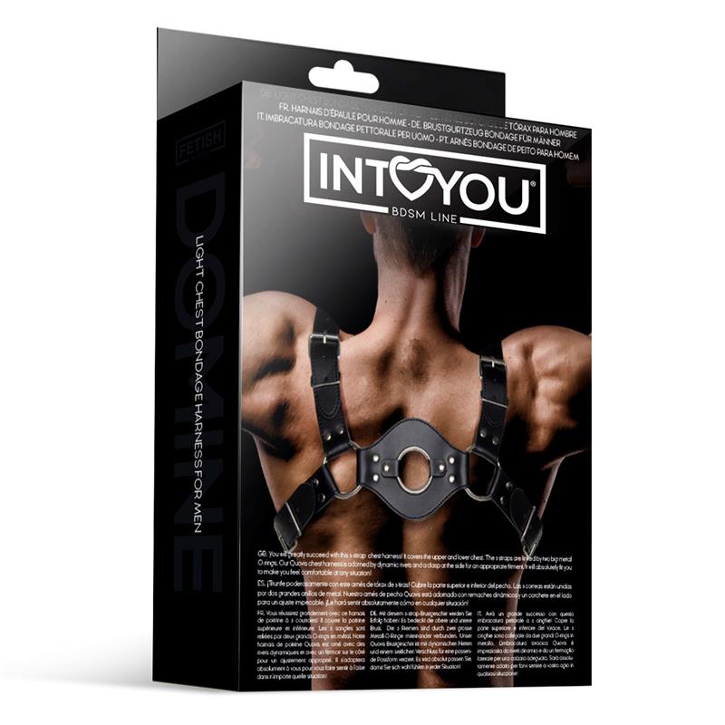 Quovis Arnés Masculino para Bondage Cuero Vegano - Imagen 5