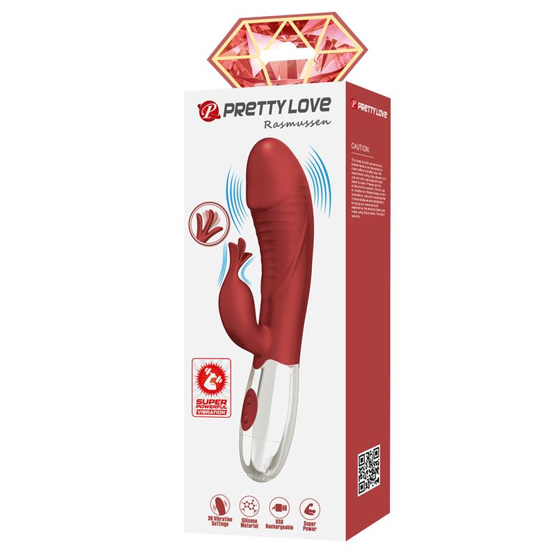 Rasmussen Vibrador 30 Funciones Rojo - Imagen 11