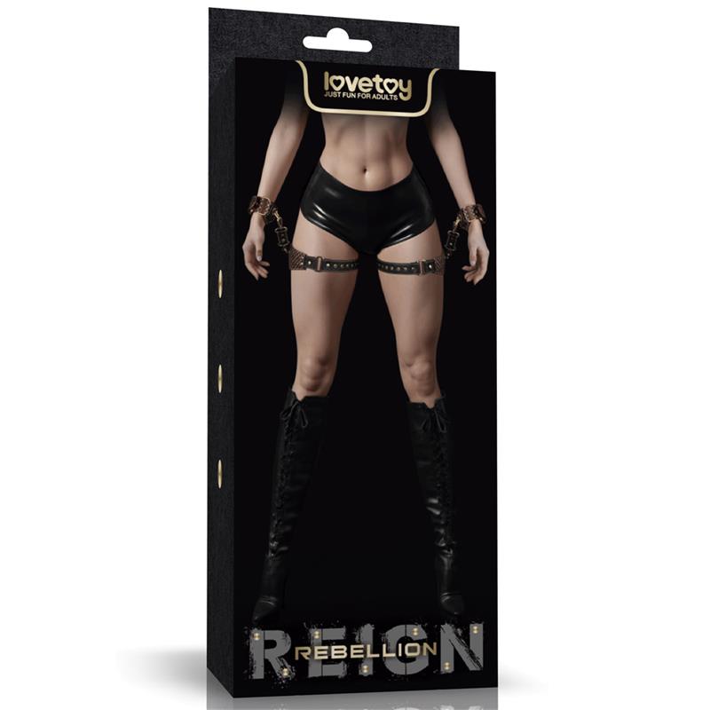 Rebellion Reign Set de Restricciones para Muslos y Muñecas - Imagen 20