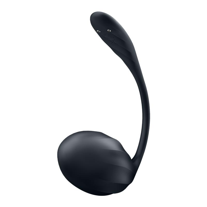 Ribbed Petal Vibrador de Braguita APP Negro - Imagen 4