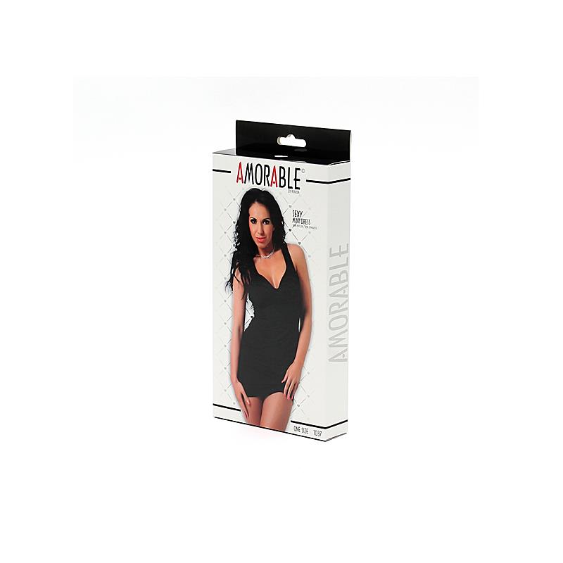 Vestido Sexy Negro Talla Única - Imagen 2