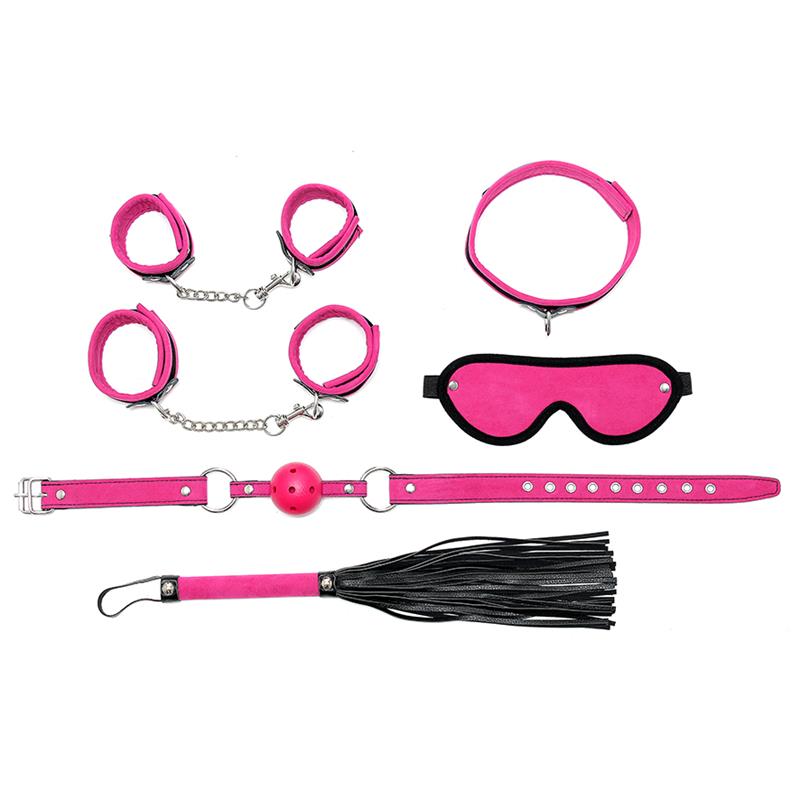 Set de Bondage 6 Piezas Rosa - Imagen 2