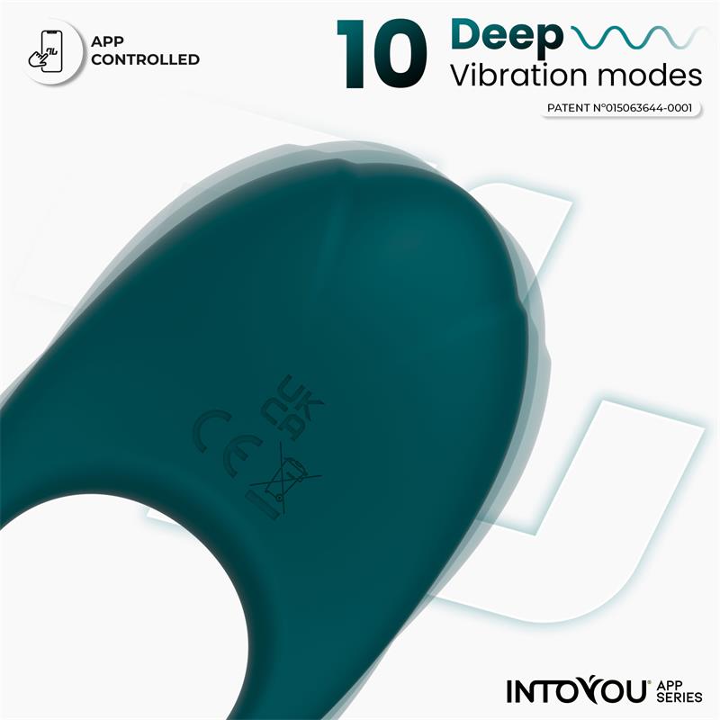 Ringo Anillo Vibrador con APP Unibody Verde - Imagen 5
