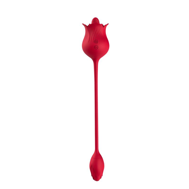 Rosa con Licking y Huevo Vibrador USB - Imagen 2
