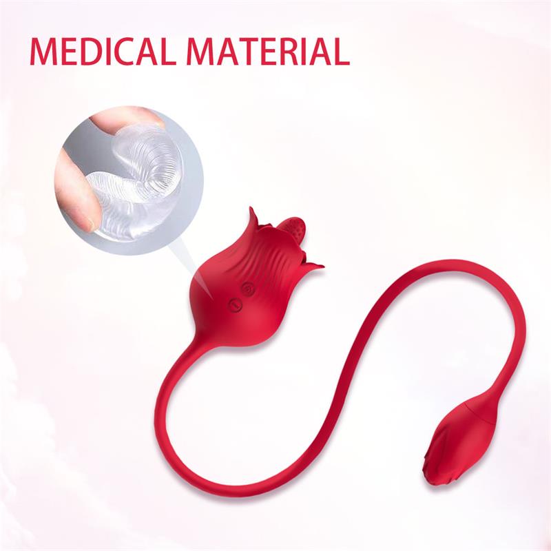 Rosa con Licking y Huevo Vibrador USB - Imagen 13