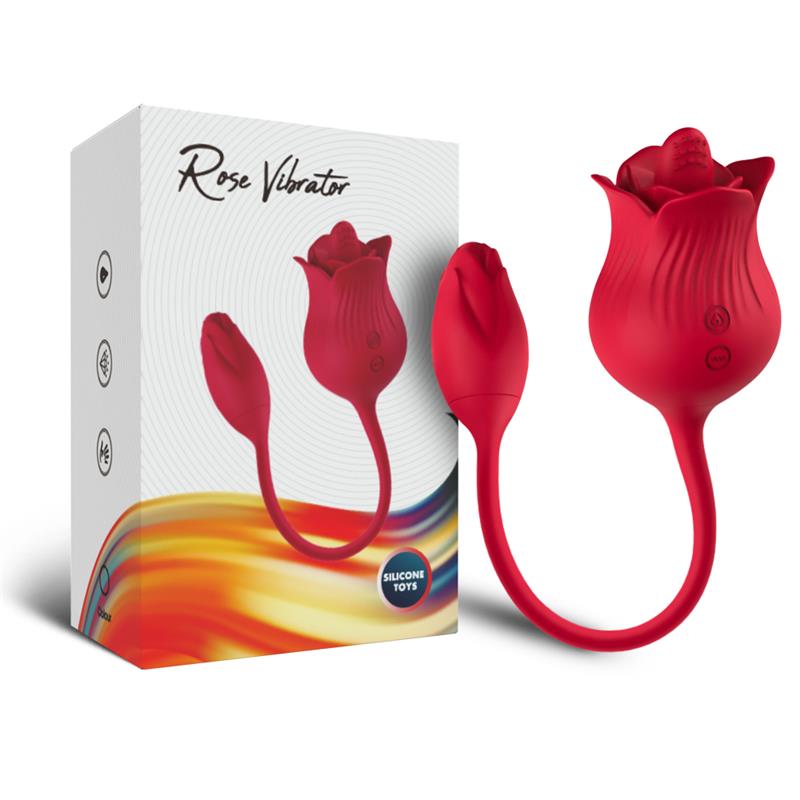 Rosa con Licking y Huevo Vibrador USB - Imagen 3