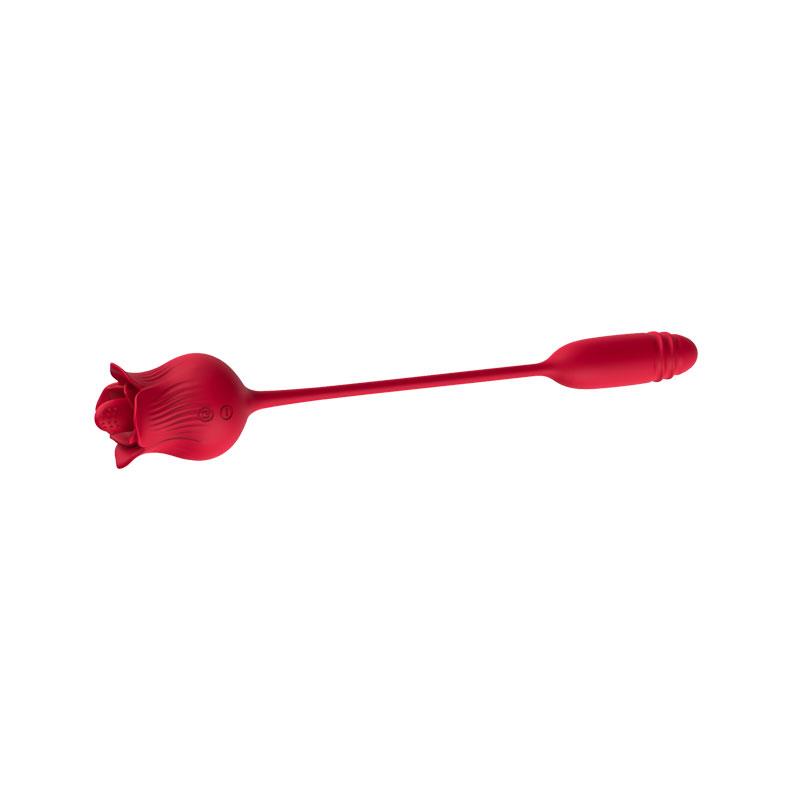 Rosa Vibradora con Licking y Thrusting USB - Imagen 4