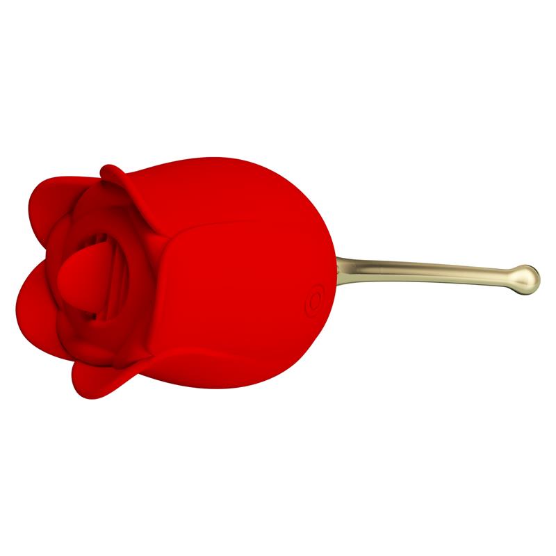Rose Lover Estimulador con Vibración y Licking - Imagen 4