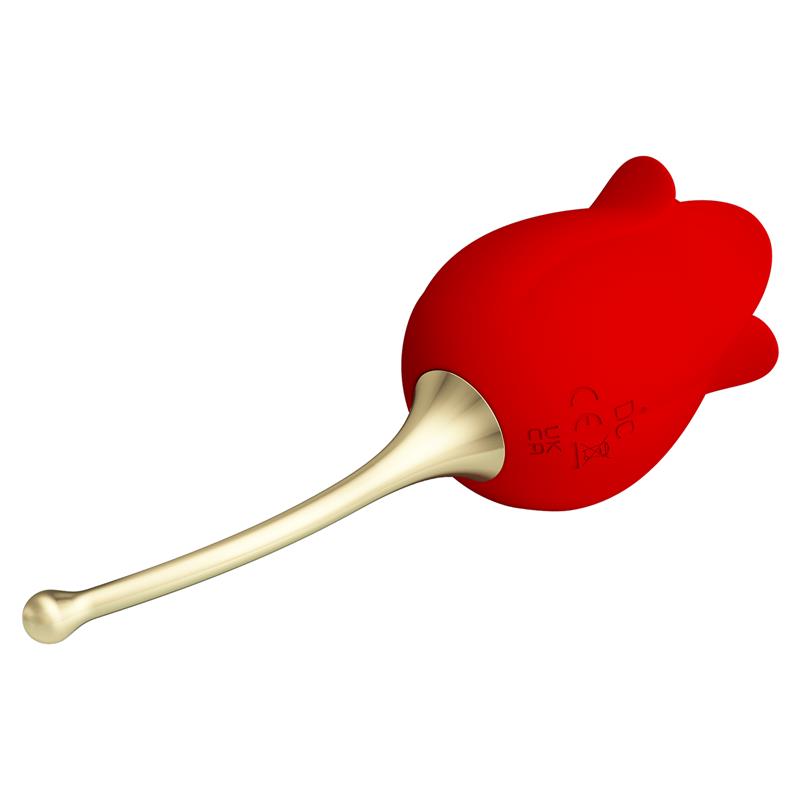 Rose Lover Estimulador con Vibración y Licking - Imagen 5