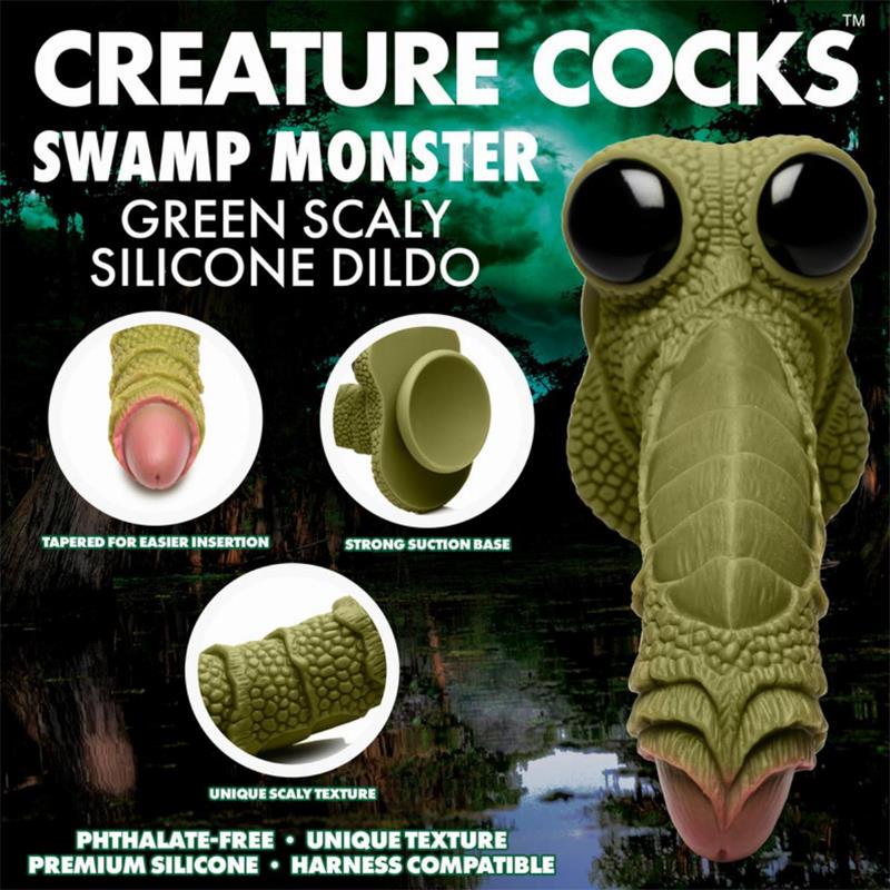 Scaled Swamp Monster Dildo 9.4 - Imagen 12