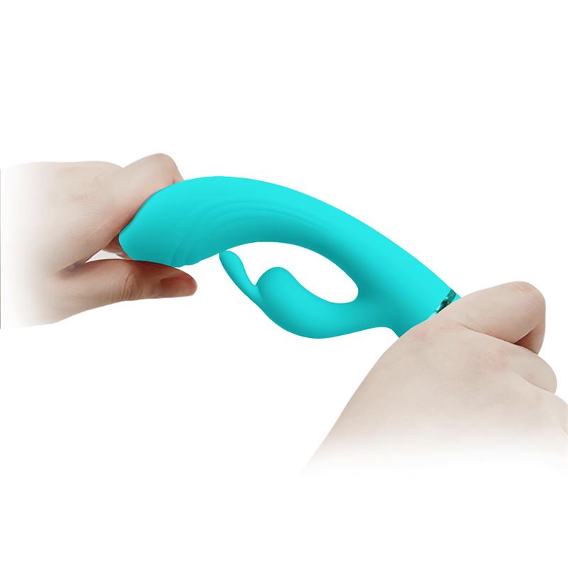 Scocco Vibrador con Rabbit Turquesa - Imagen 7