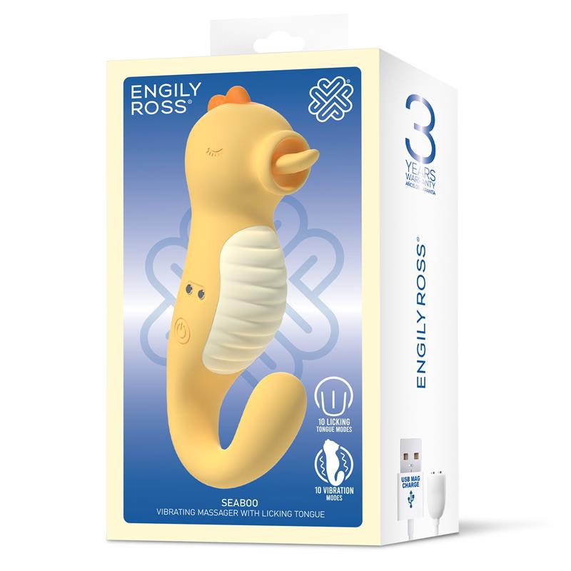 Seaboo Masajeador con Vibracion y Lengua Licking - Imagen 10