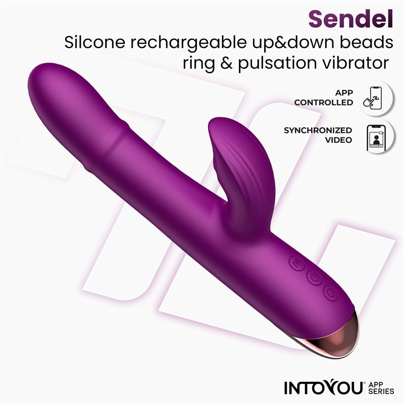 Sendel Vibrador con Anillo de Bolas Internas Up and Down y Pulsación con App - Imagen 3