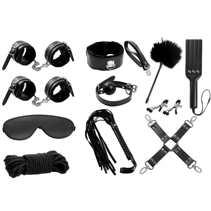 Set Bondage 11 Piezas Negro - Imagen 3