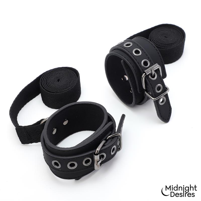Set Bondage con Esposas, Antifaz y Pluma Estimuladora - Imagen 6