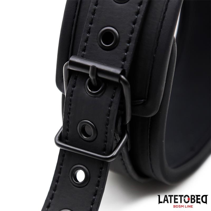 Set Collar y Correa Neopreno Negro - Imagen 3