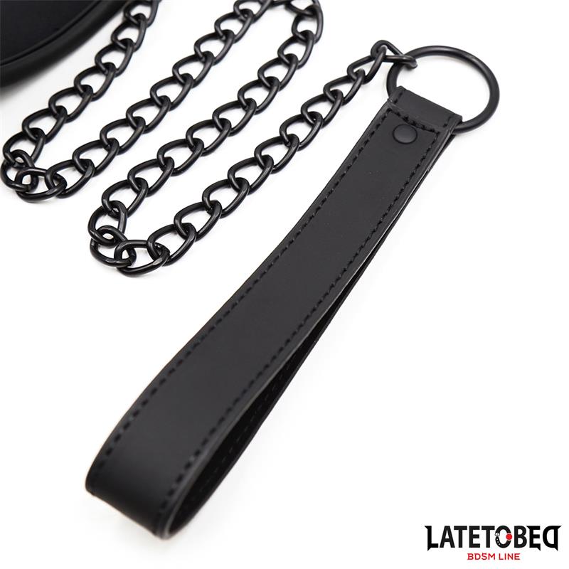 Set Collar y Correa Neopreno Negro - Imagen 4
