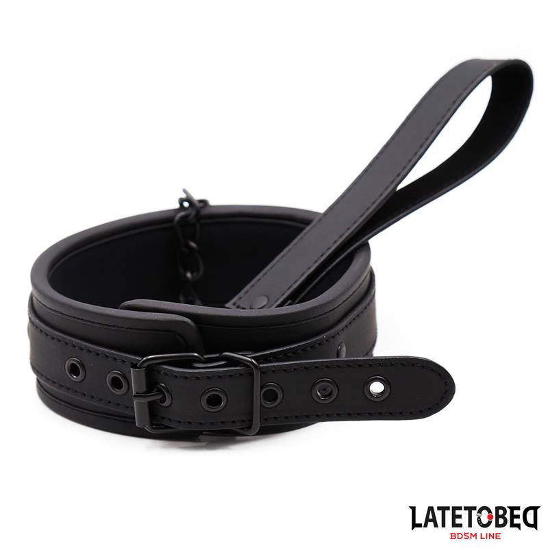Set Collar y Correa Neopreno Negro - Imagen 5