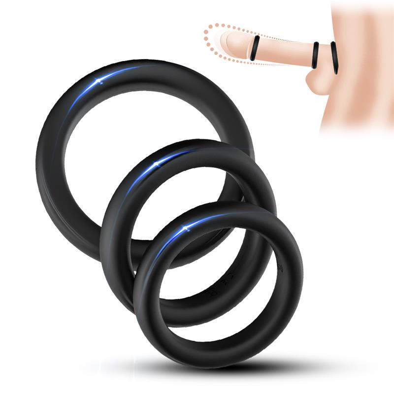 Set de 3 Anillos para el Pene - Imagen 6