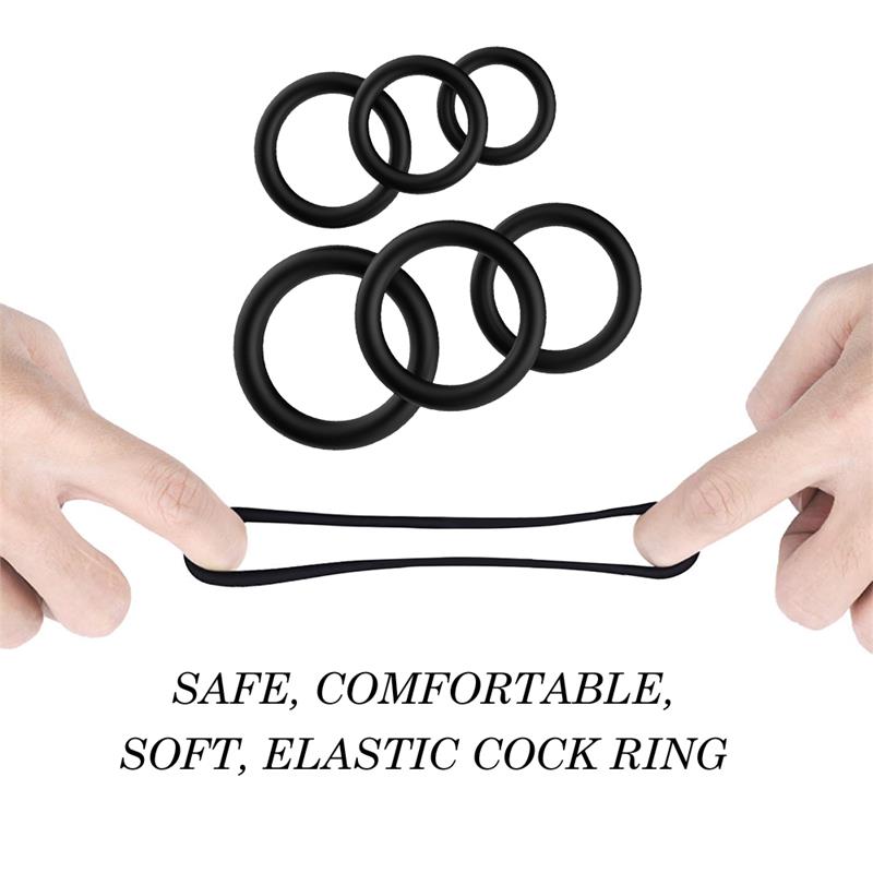 Set de 6 Anillos para el Pene - Imagen 4