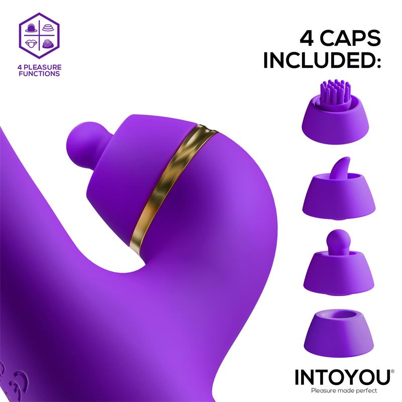 Siter 2.0 Vibrador con Lengua Flapping, Golpeteo y Cabezales Intercambiables - Imagen 2