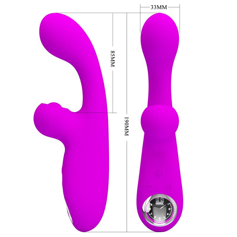Skylar Conejito Vibrador y Thumping Fucsia - Imagen 11
