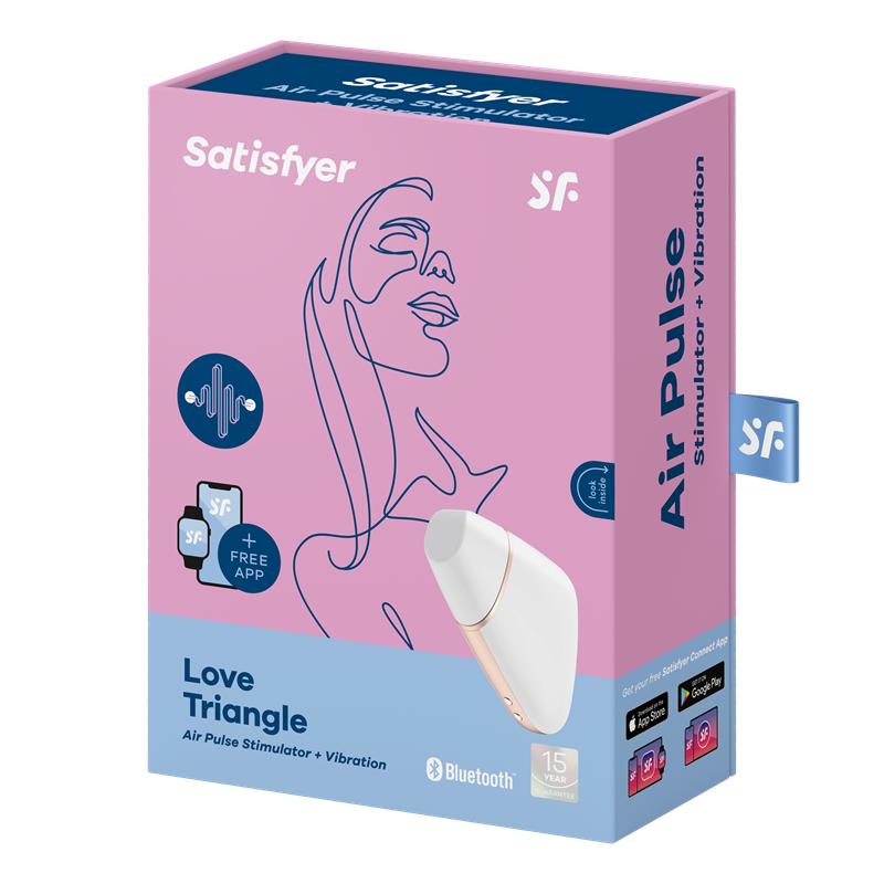 Succionador de Clítoris Love Triangle Blanco - Imagen 7