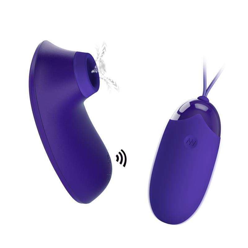 Succionador de Clítoris y Huevo Vibrador - Imagen 2