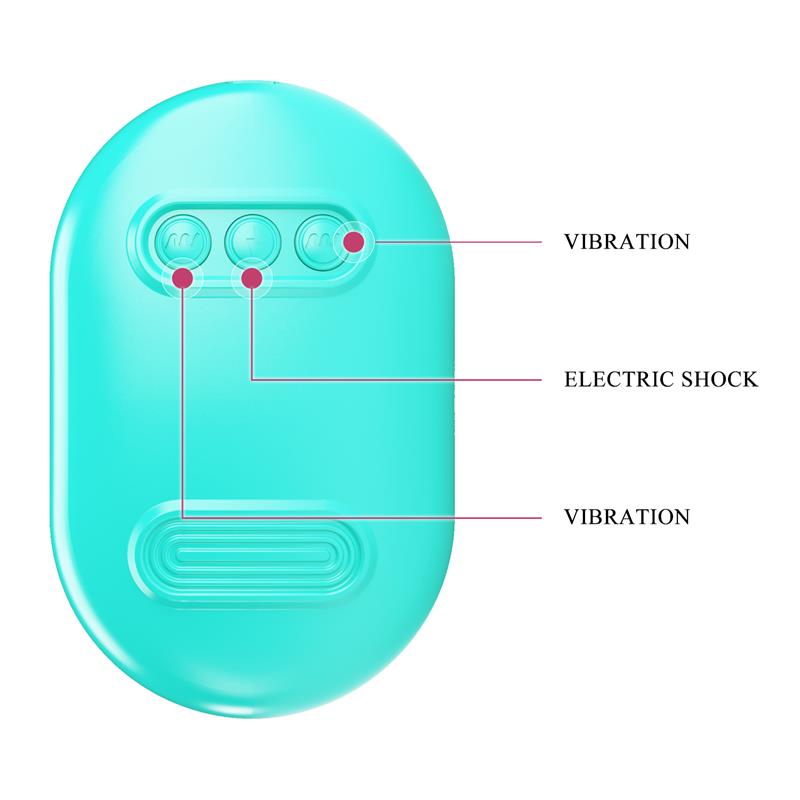 Surprise Box Huevo Vibrador y Pinzas para Pezones con Electro Estimulación Azul - Imagen 10