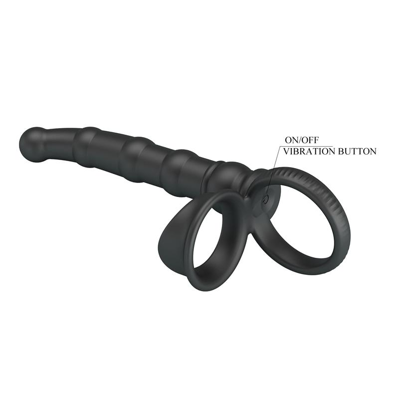 Tatum Plug Anal con Anillo para el Pene con Vibración - Imagen 6