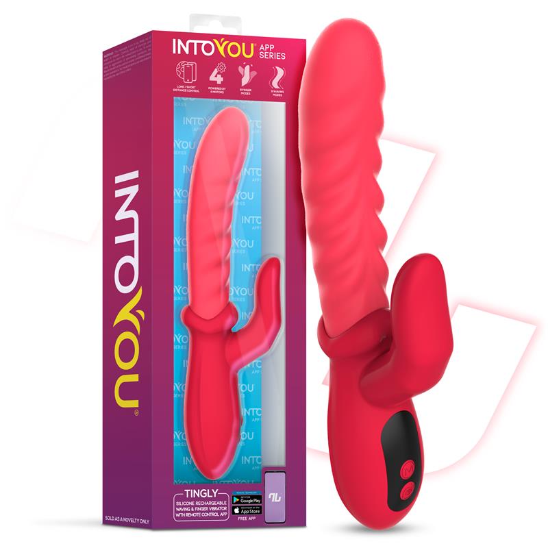 Tingly Vibrador con Finger y Movimiento Waving con APP - Imagen 3