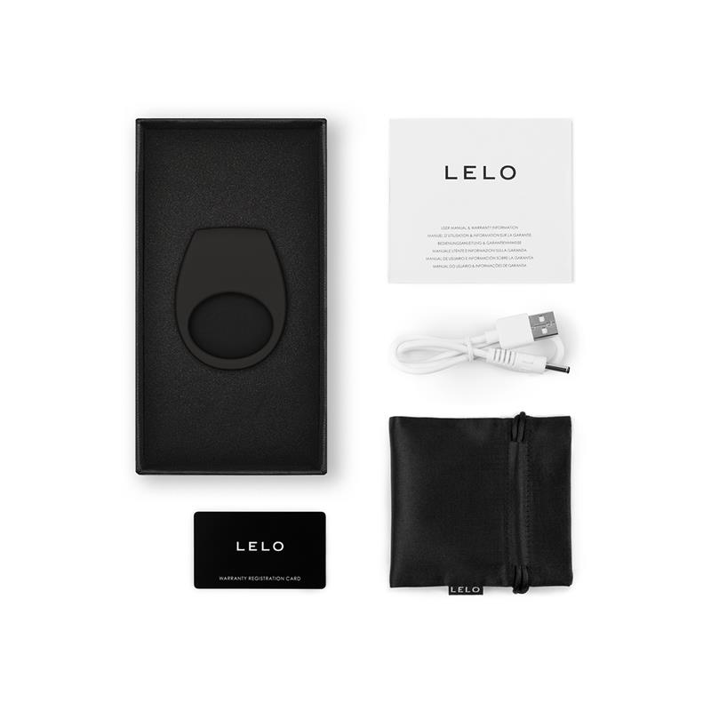 Tor 3 Anillo para Parejas con Lelo APP Black - Imagen 2