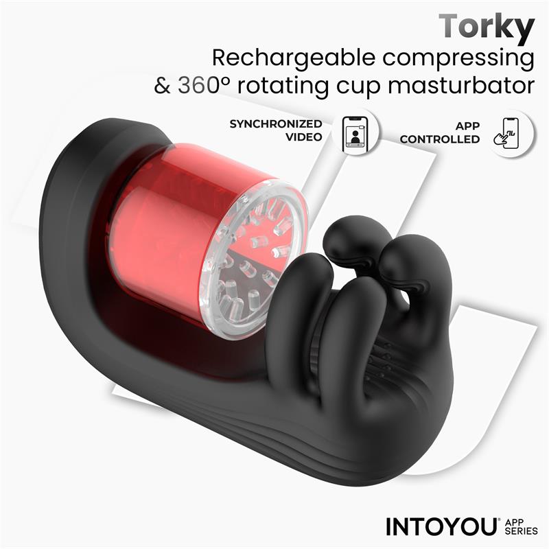 Torky Masturbador con Rotación Compresión con App - Imagen 5