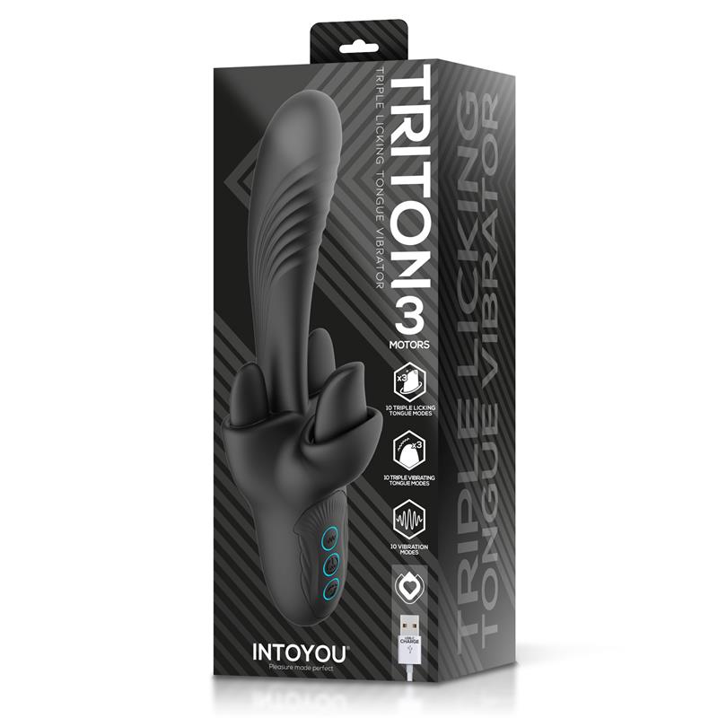Triton Vibrador Triple Lengua - Imagen 13