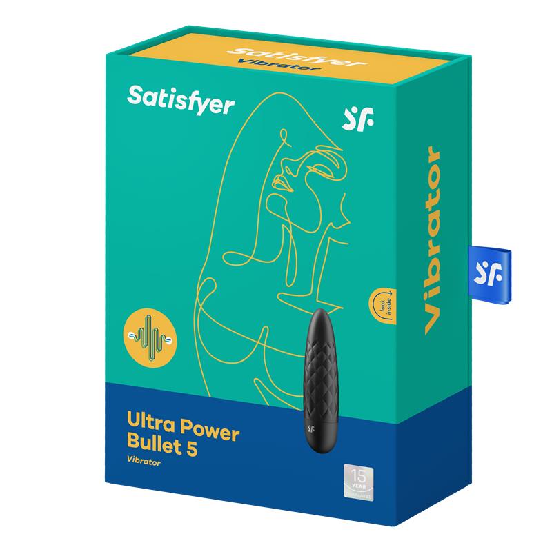 Ultra Power Bullet 5 Bala Vibradora Negra - Imagen 7