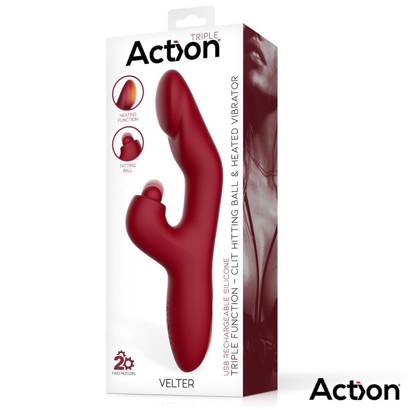 Velter Soft Clit Hitting Ball con Vibración y Efecto Calor - Imagen 9