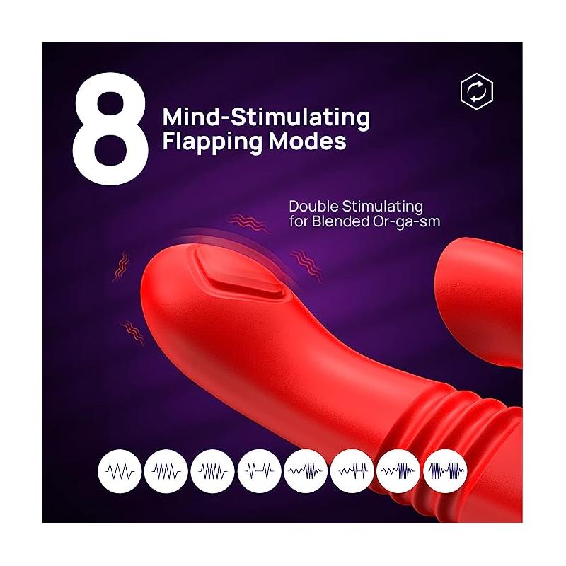 Velvet Vibrador con Thrusting y Pulsación - Imagen 14