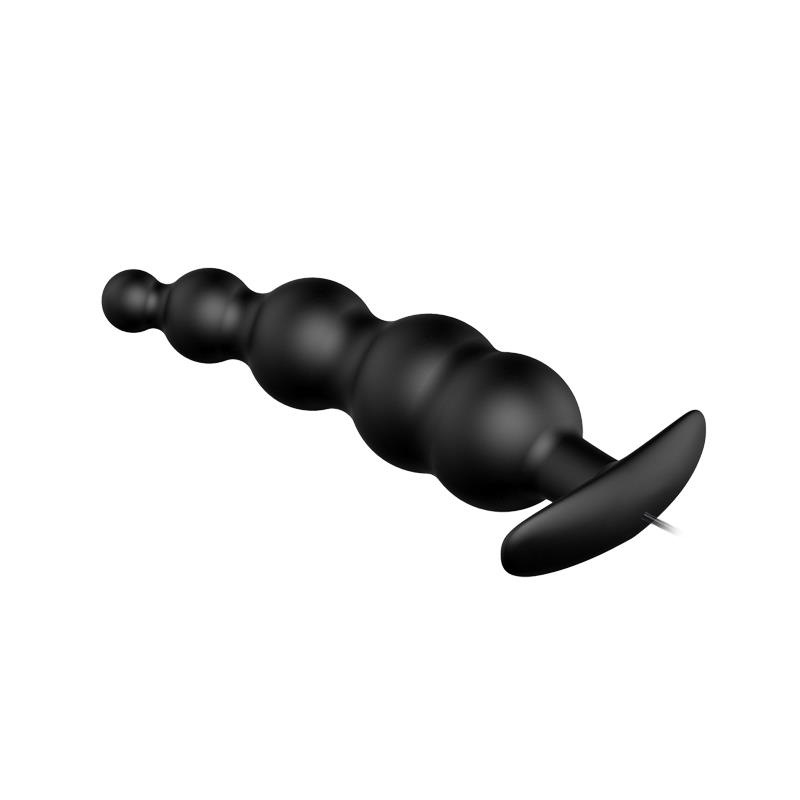Vibrador Anal Burbujas Negro con Control Remo cl70 - Imagen 3
