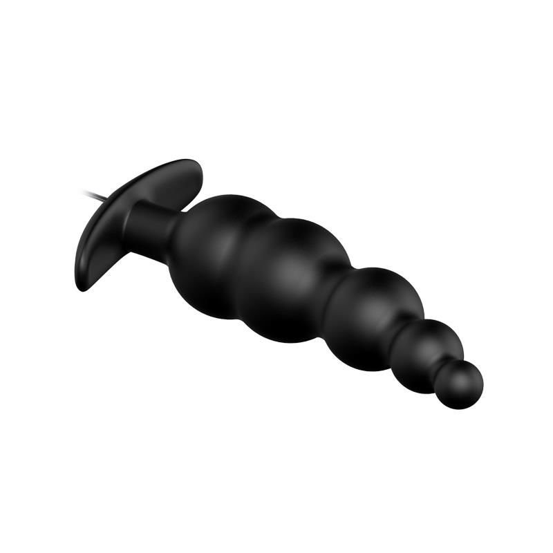 Vibrador Anal Burbujas Negro con Control Remo cl70 - Imagen 4
