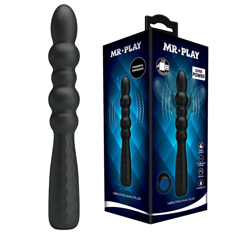 Vibrador Anal Flexible