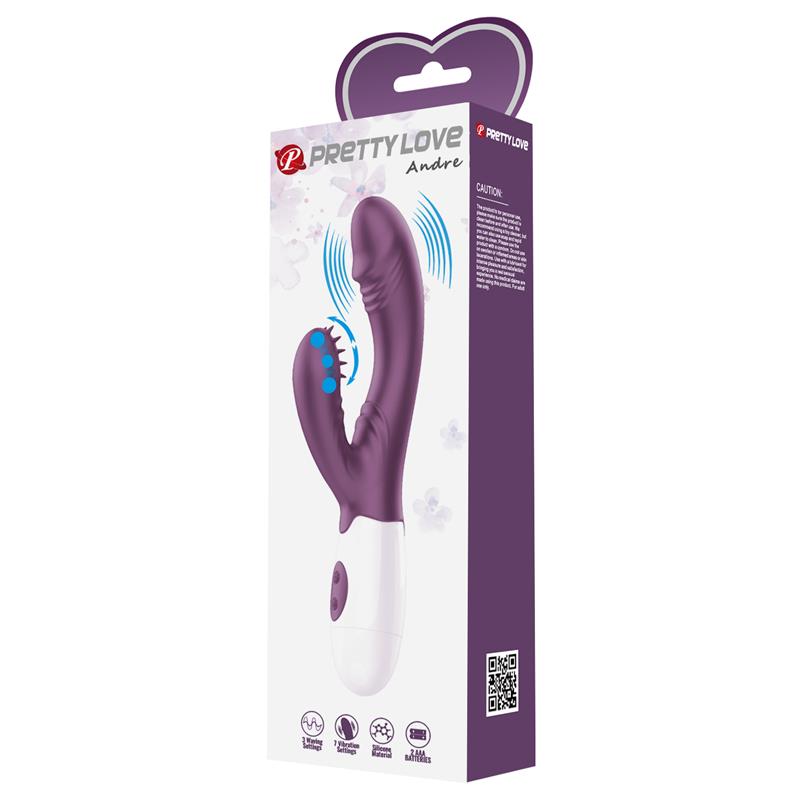 Vibrador Andre 30 funciones Purpura - Imagen 10